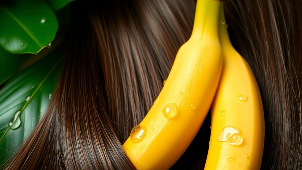 banana peels promote hair health