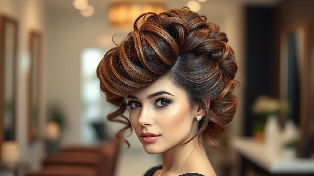 elevated updo hairstyles trend