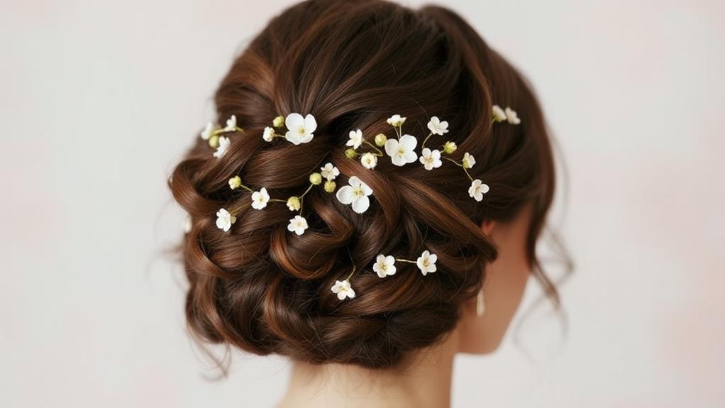 floral accessorized hair styles