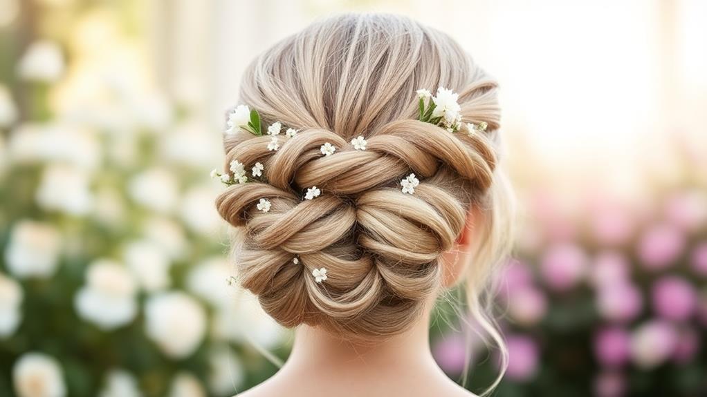 glamorous celebrity wedding hairstyles