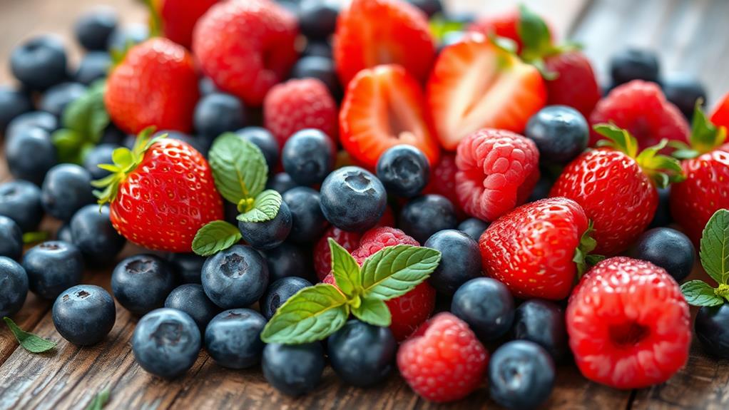 healthy berries boost antioxidants