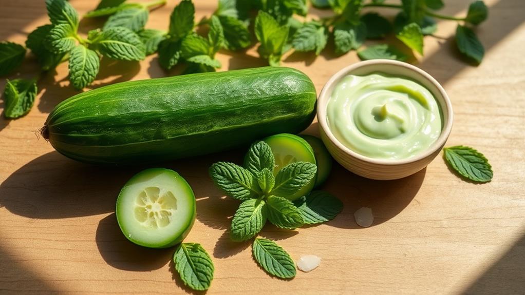 refreshing mint cucumber blend