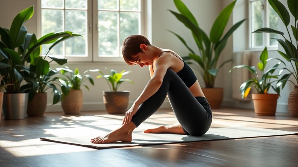 seated forward bend pose