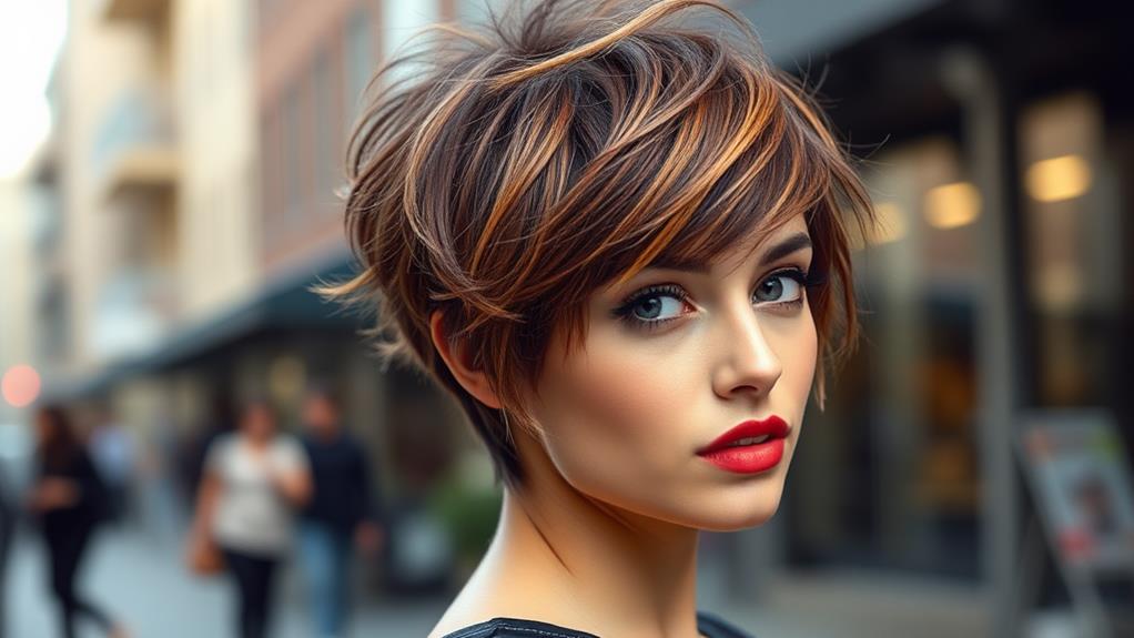 textured pixie haircut style