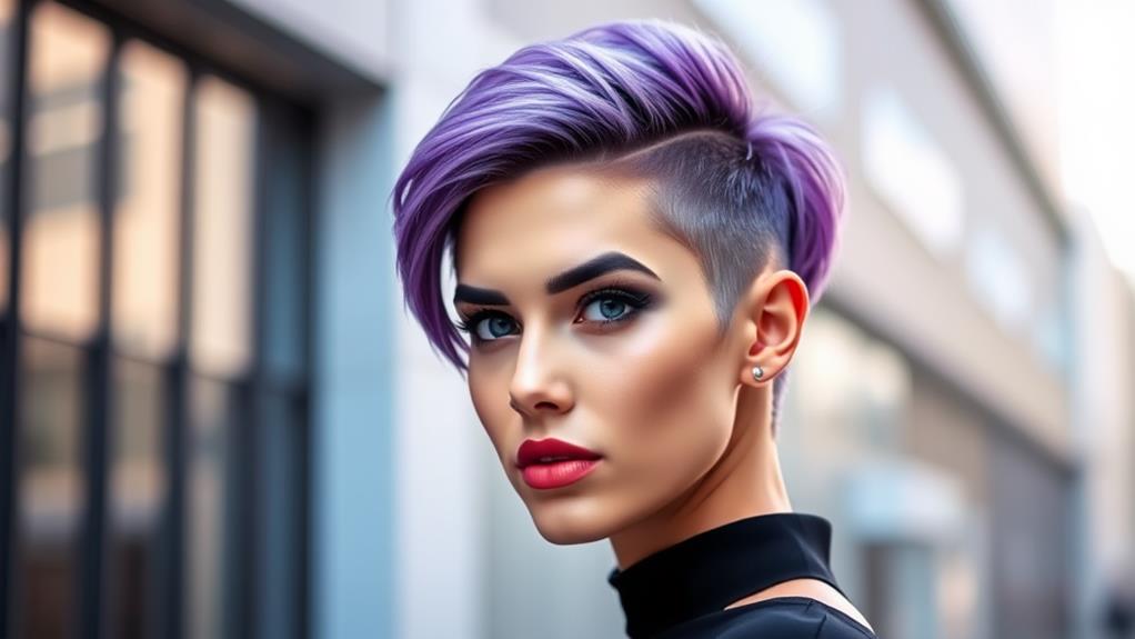 trendy short haircut style