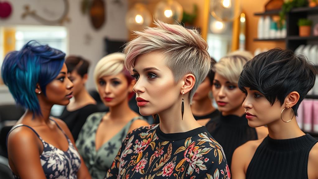 trendy short pixie hairstyles