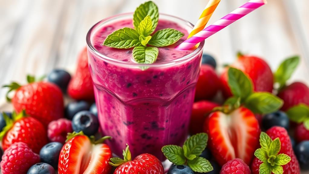 berry smoothie juice recipe