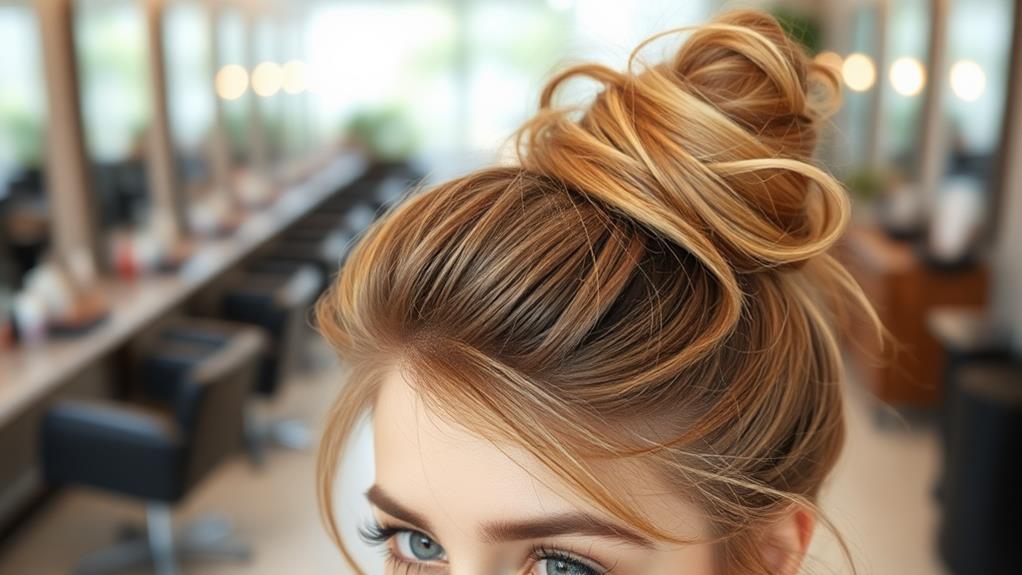 casual hair updo style