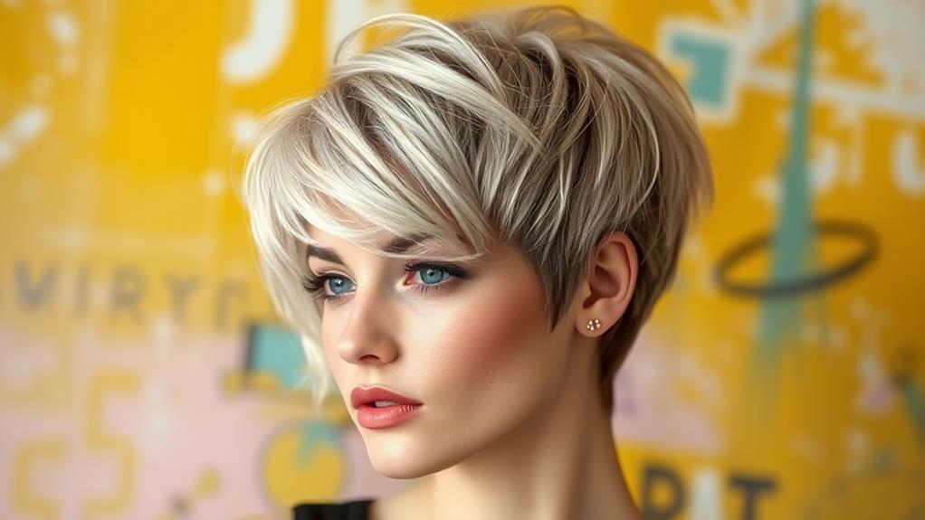 chic short haircut style