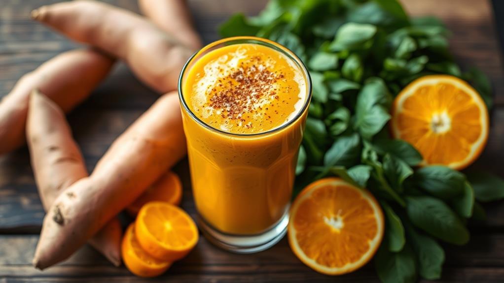 delicious sweet potato beverage