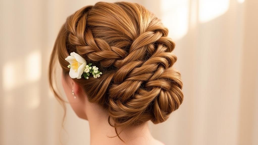 elegant braided hairstyle design