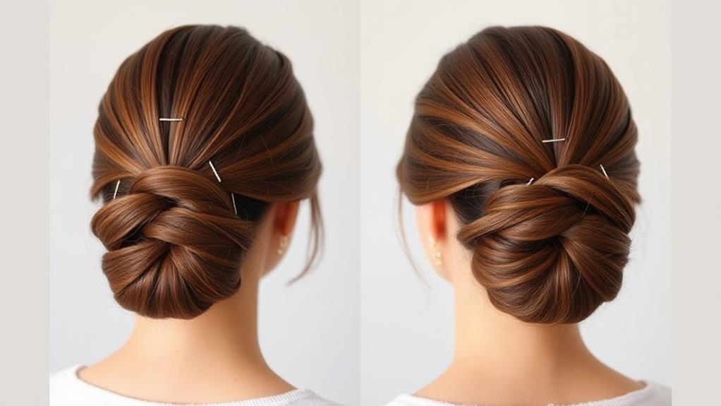 elegant hair updo style