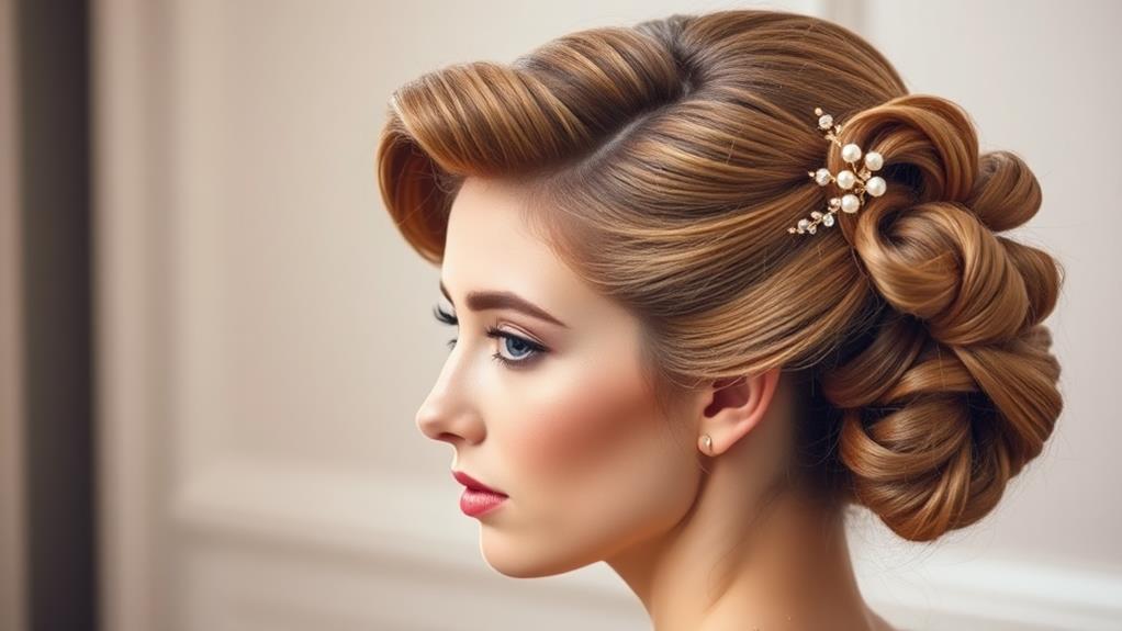 elegant hairstyle for occasions