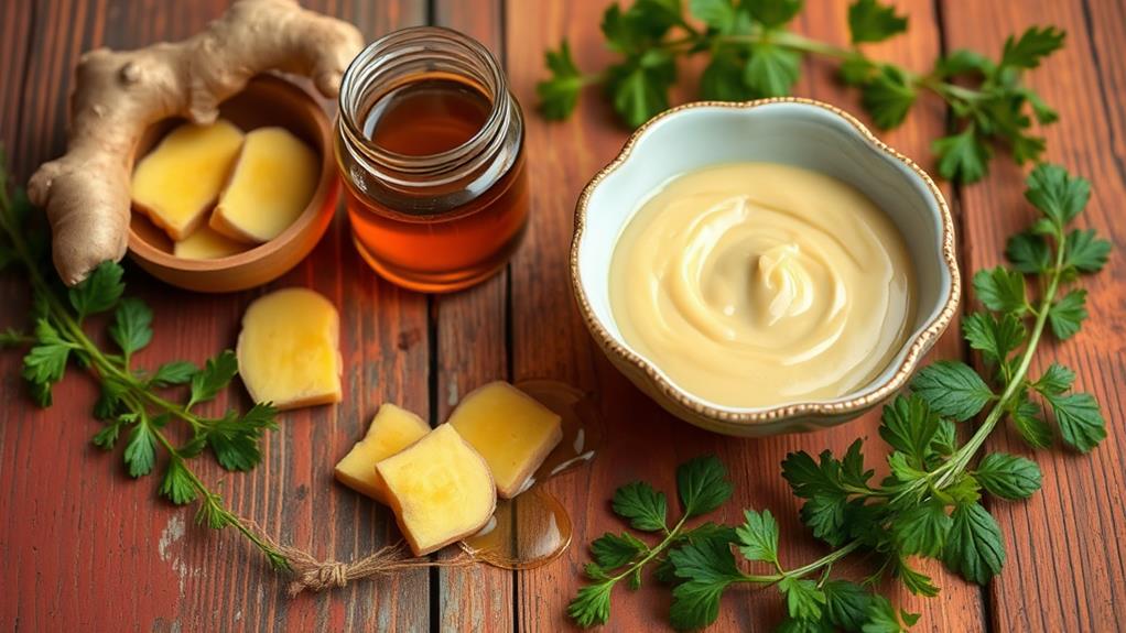 ginger honey face treatment