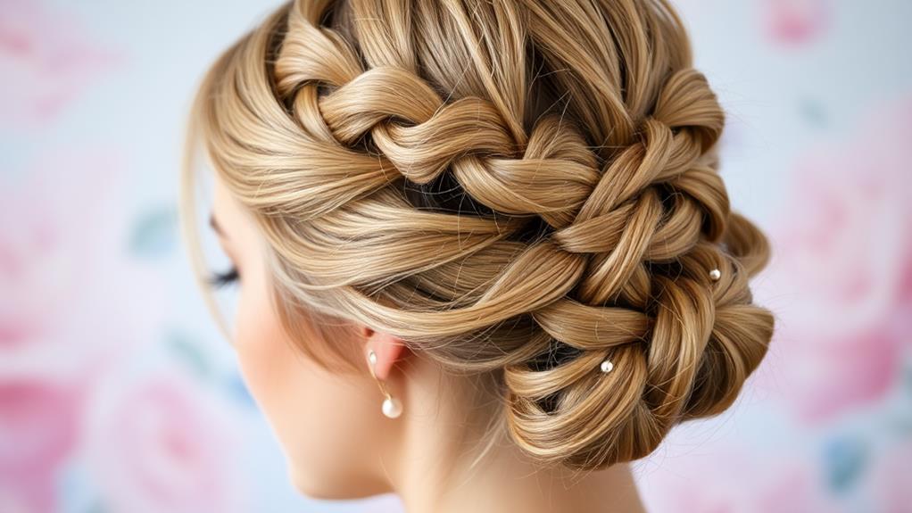 stylish braided hairdo