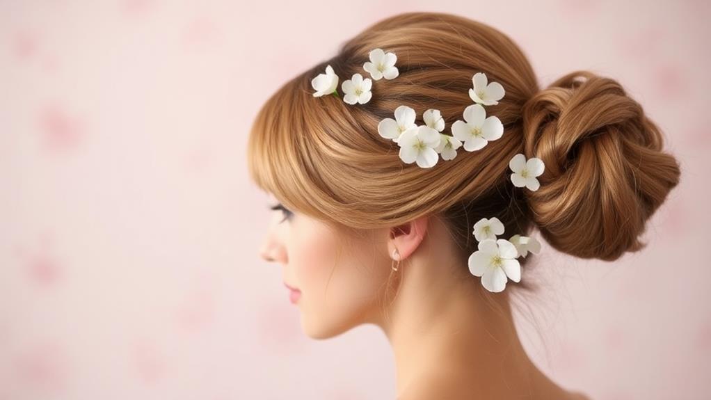 timeless elegant updo hairstyle