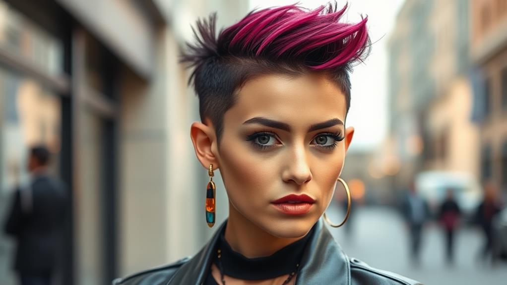 trendy short haircut style